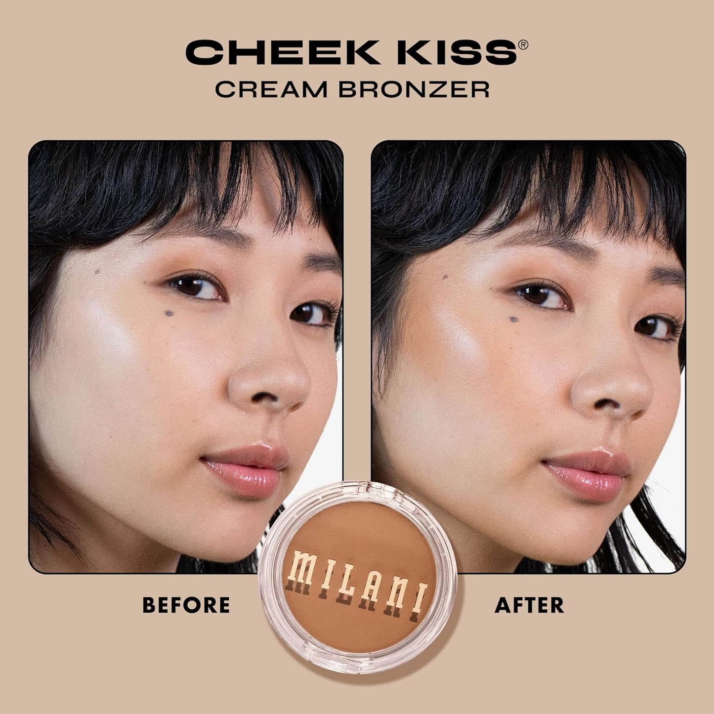 Milani Cheek Kiss Cream Bronzer (Various Colors) - 2 Pack