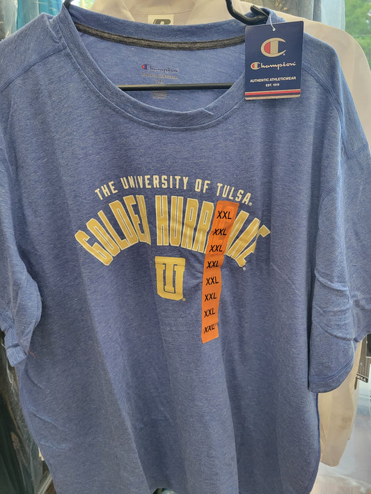 Champion Tulsa Hurricanes T-Shirts - Blue