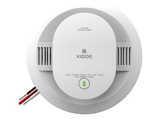 Kidde 20SA10 Hard Wired Smoke Alarm Detector, 10 Year battery, 4 Pack, New!