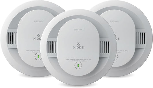 Kidde 20SDR Smoke Detector, AA Battery Powered, Photoe Sensors, 3 pack, New!