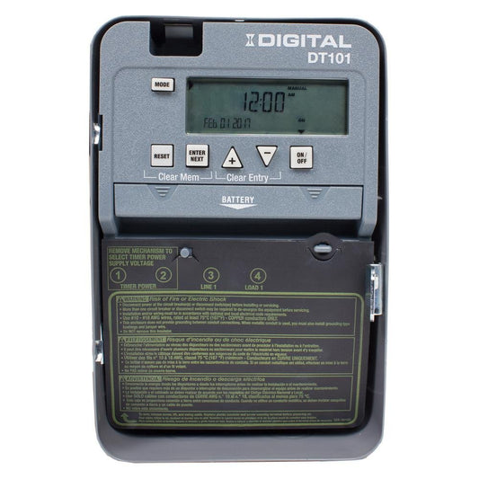 Intermatic DT101, 24 Hour Dial Digital Electronic Time Switch, 20 Amp, New!