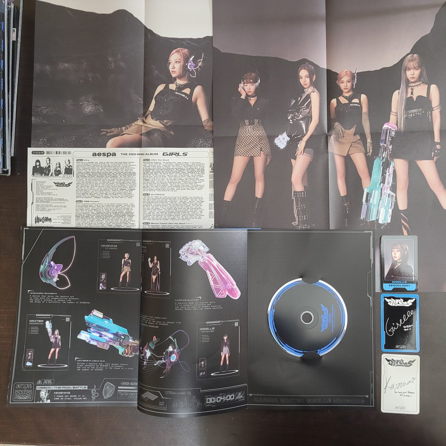 aespa GIRLS - 2nd Mini Album (International Ver.) K-POP 2022 * CD+Photobk+Poster