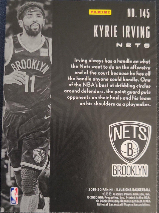 Kyrie Irving - Brooklyn Nets, Jersey #11, Card #145, 2019-20 Panini Illusions