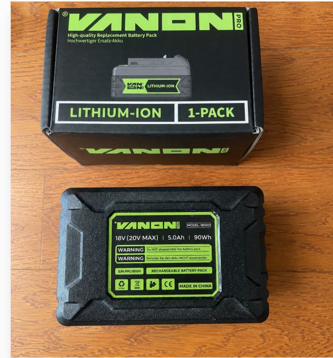 18V 20V MAX 5.0Ah Replacement Battery for Ninja Cordless XBAT200 181001 | 2-Pack - NEW!