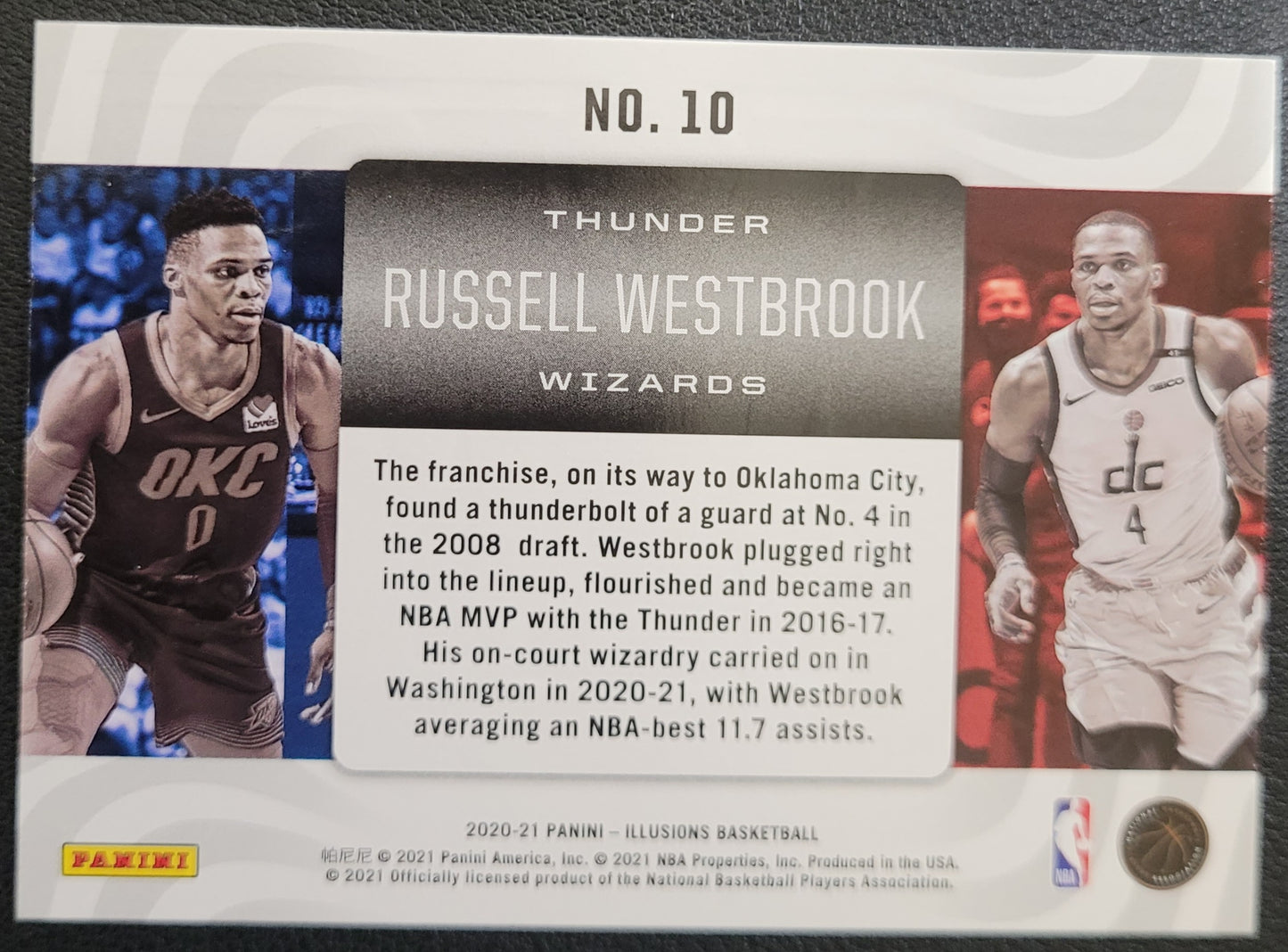 2020-21 Panini Illusions Russell Westbrook #10