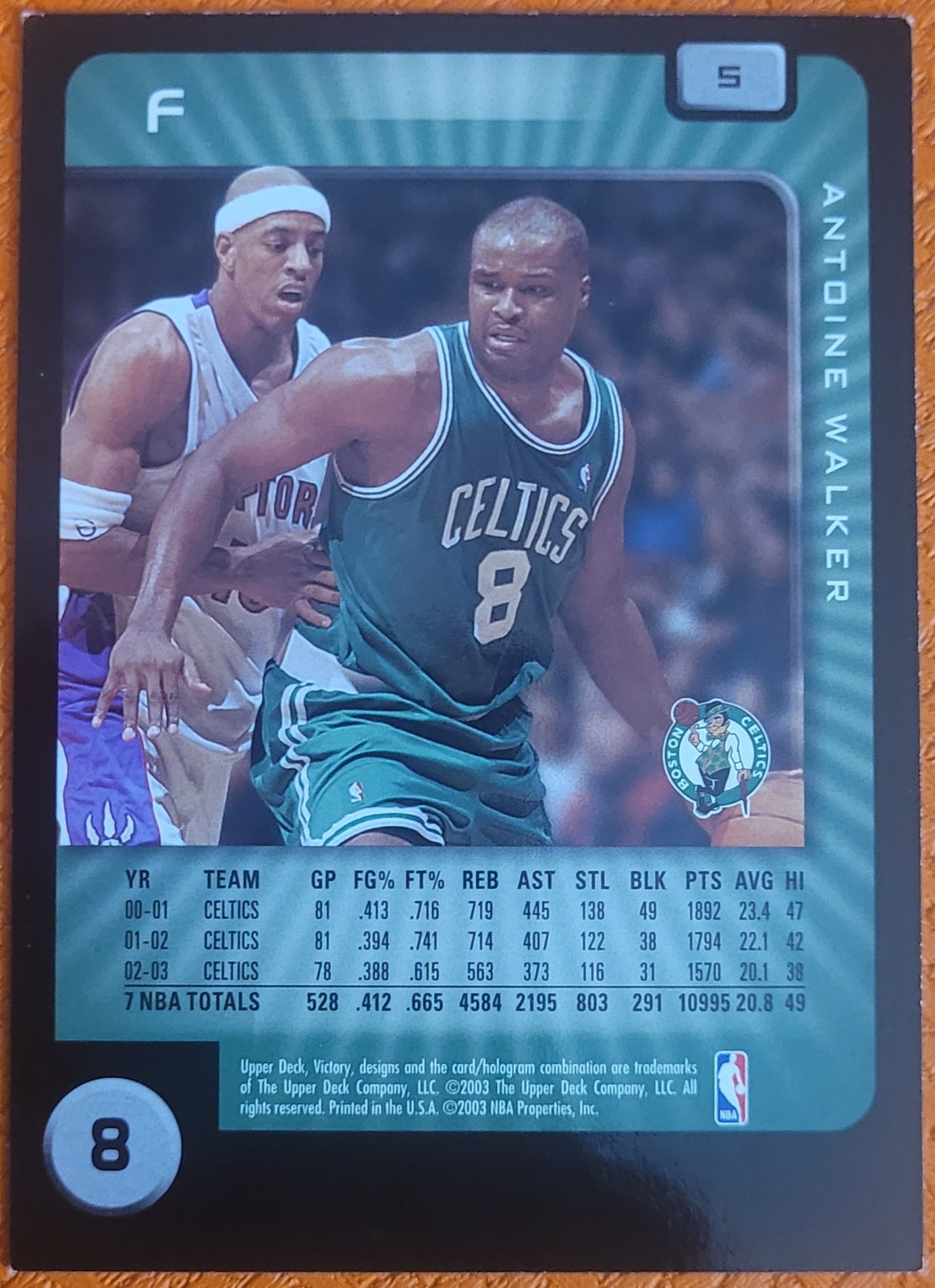 2003-04 Upper Deck Victory #5 Antoine Walker