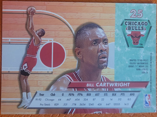 1992-93 Ultra #25 Bill Cartwright