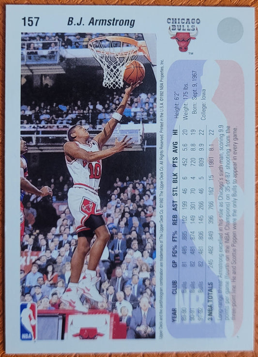 1992-93 Upper Deck #157 B.J. Armstrong