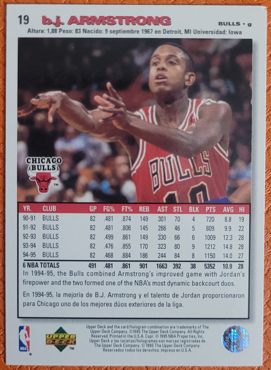 1995 Upper Deck Collector's Choice #19 B.J. Armstrong