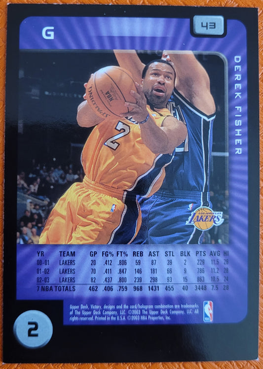 2003-04 Upper Deck Victory #43 Derek Fisher