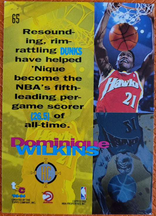 1993-94 Stadium Club #65 Dominique Wilkins