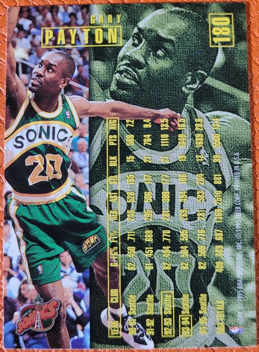 1995-96 Fleer European #180 Gary Payton