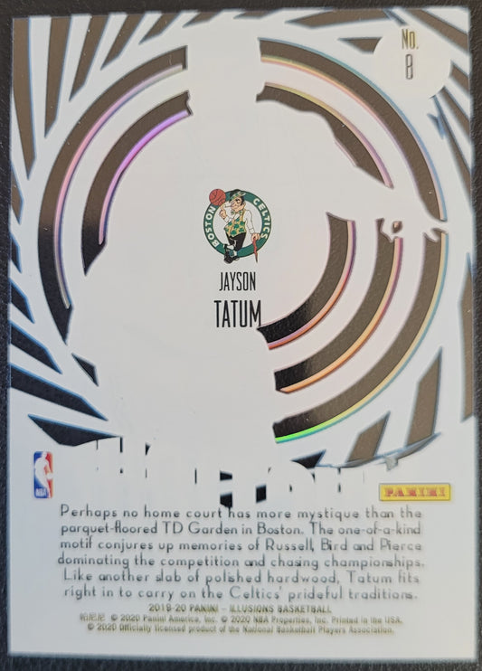 2019-20 Panini Illusions #8 Jayson Tatum Mystique Sapphire