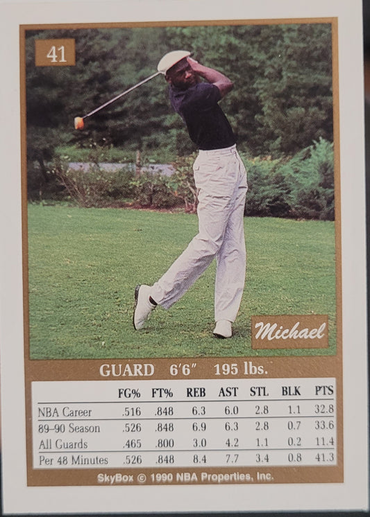 1990-91 SkyBox #41 Michael Jordan
