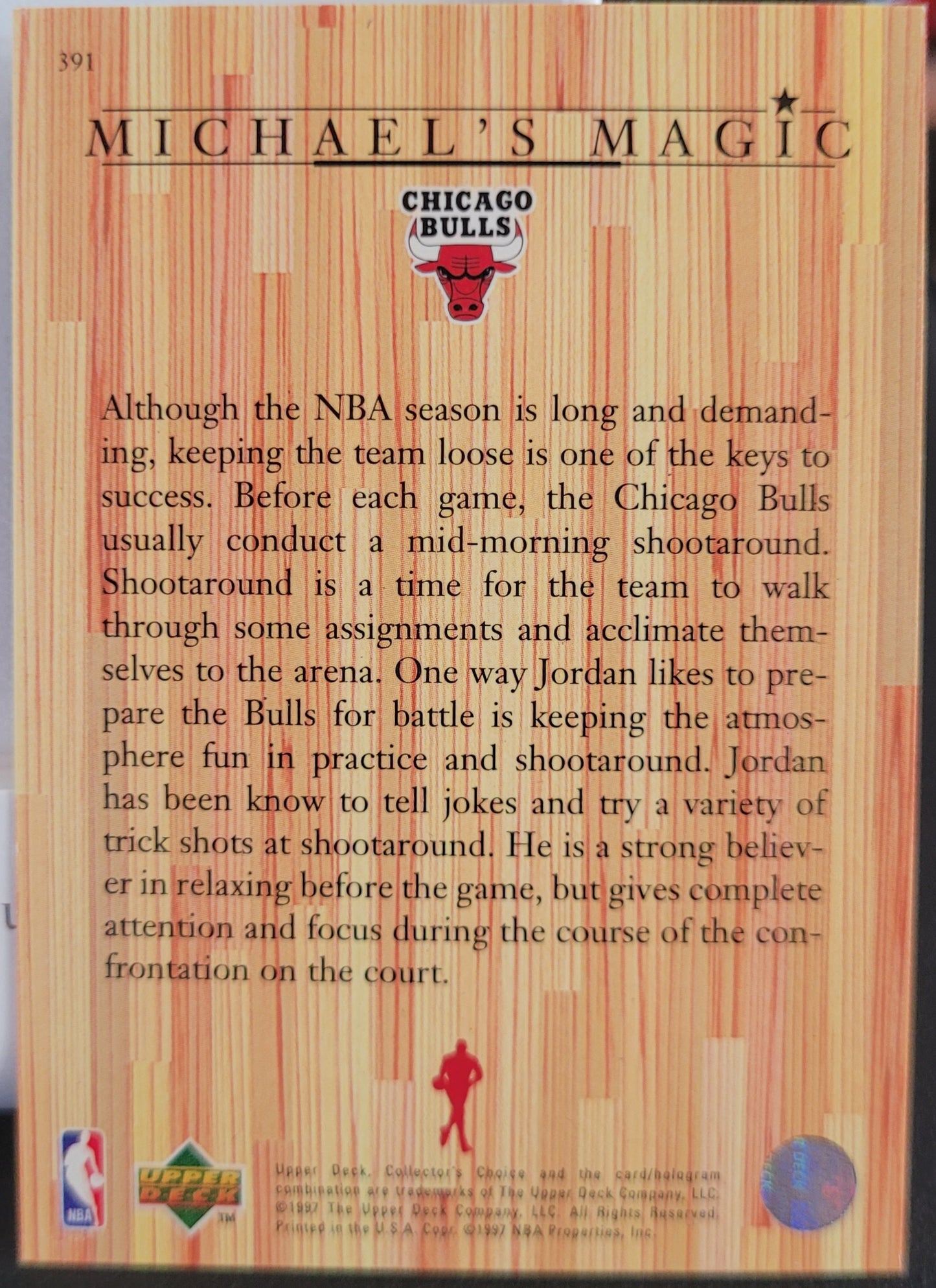 1997-98 Collector's Choice #391 Michael Jordan