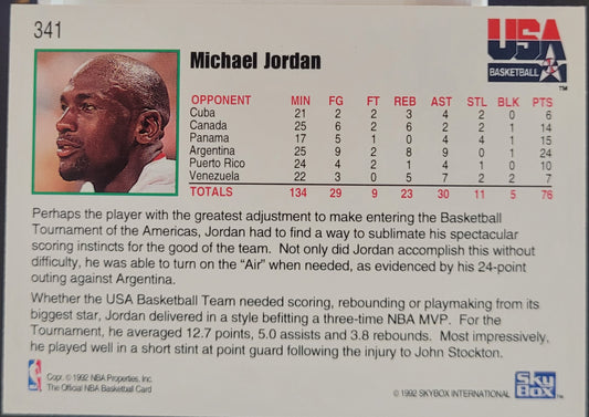 1992-93 Hoops #341 Michael Jordan