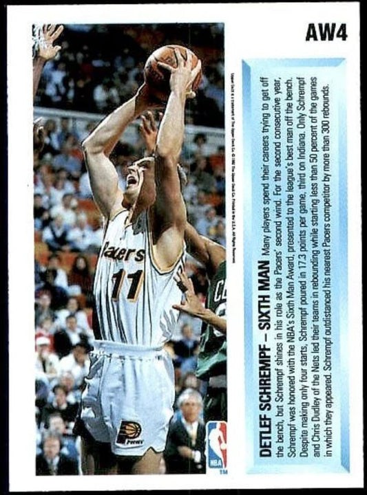 1992-93 Upper Deck #AW4 Detlef Schrempf Award Winner Holograms