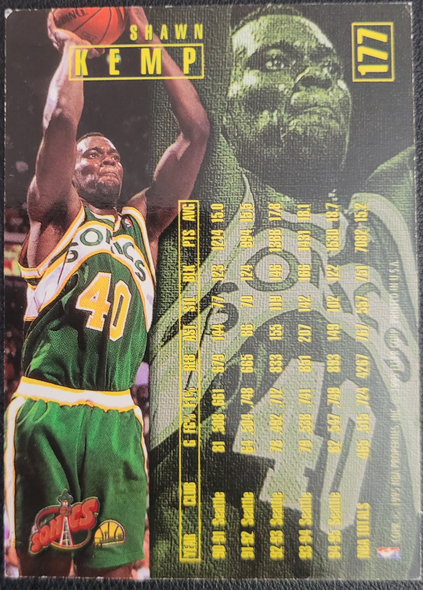 1995-96 Fleer #177 Shawn Kemp