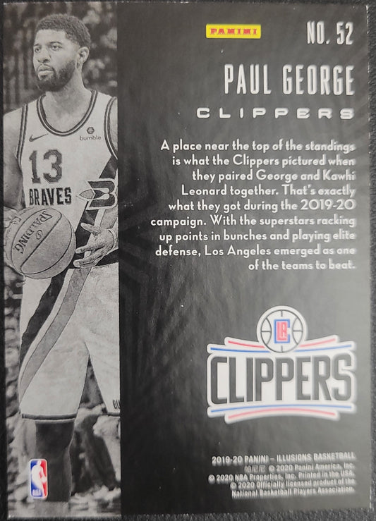 2019-20 Panini Illusions #52 Paul George