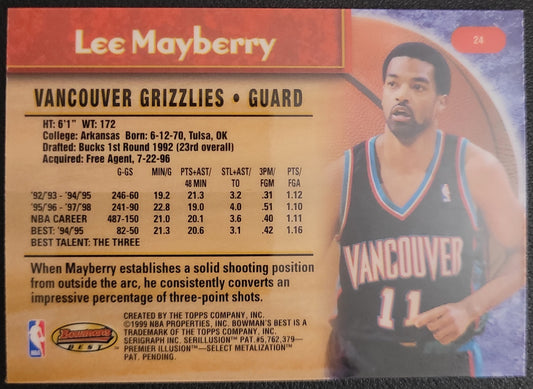 1998-99 Bowman's Best #24 Lee Mayberry Refractors