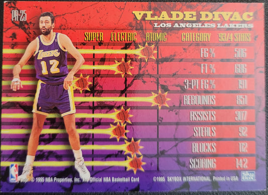 1994-95 Hoops #PR-25 Vlade Divac Hoops Power (Stat Power Ratings)