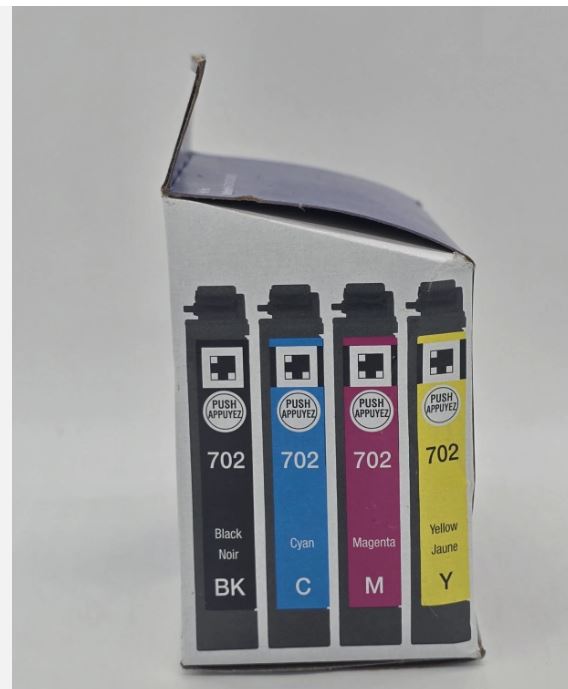 EPSON T702 DURABrite Ultra Genuine Ink Color Combo Pack – Standard Capacity - NEW!