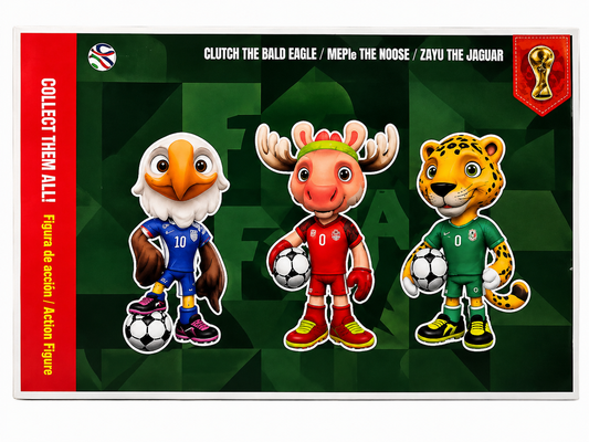FIFA World Cup 2026 Collectible Clutch, Maple, Zayu - NEW!