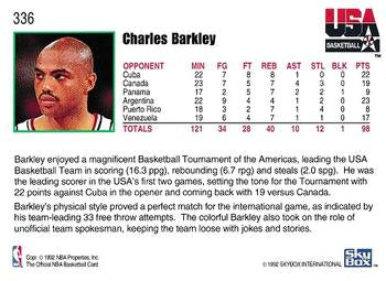 1992-93 Hoops #336 Charles Barkley