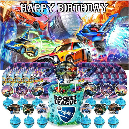 Rocket League Birthday Decoration Kit