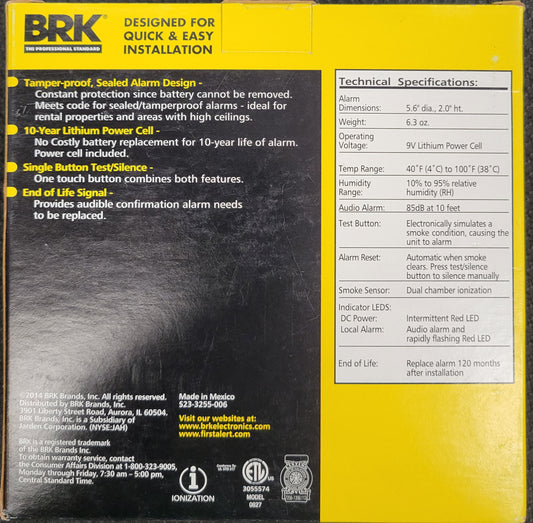 Brink Smoke Detector (SA350B)