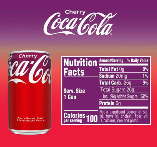 Cherry Coke Mini - 7.5 oz can