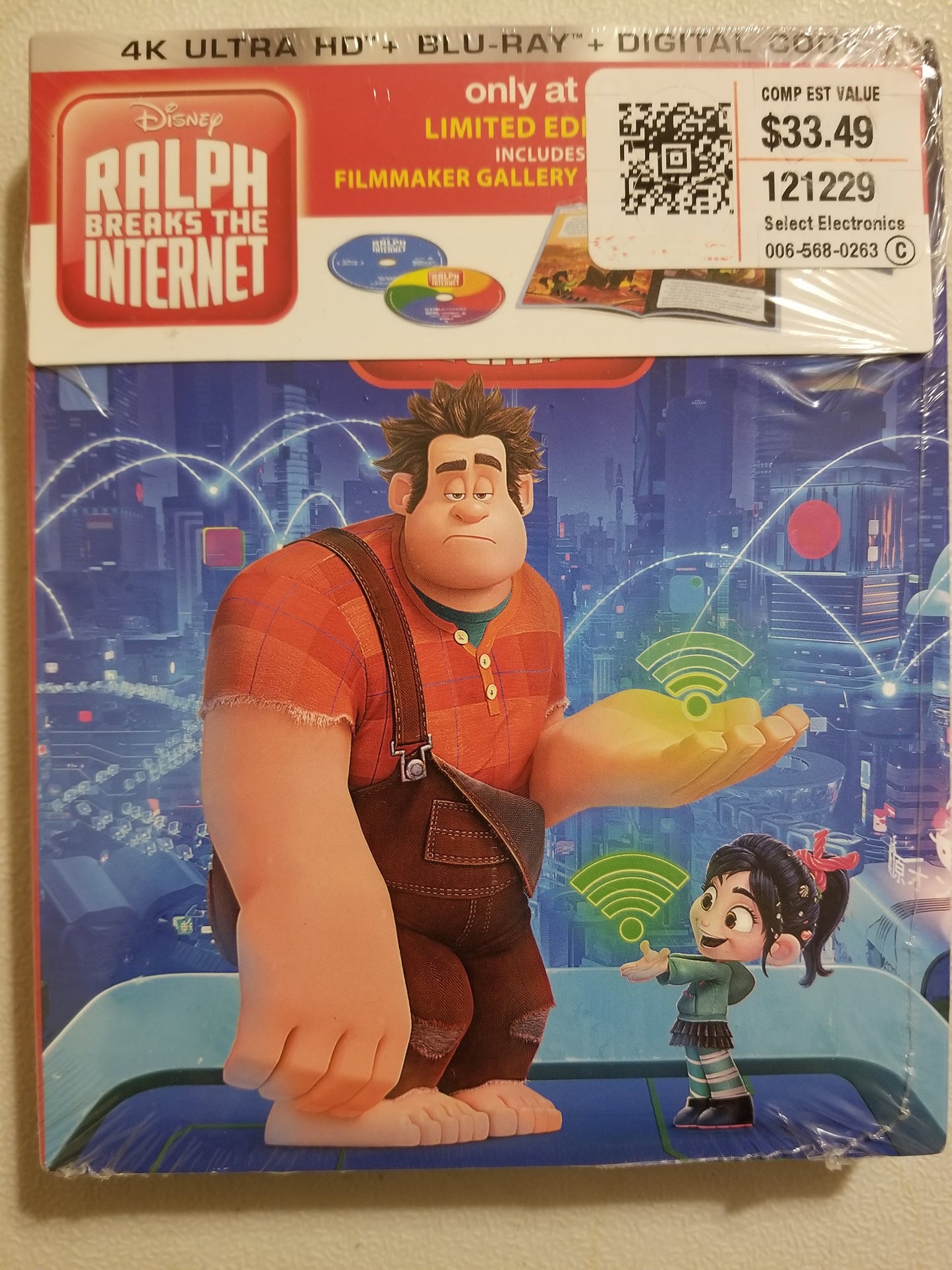 Disney's Ralph Breaks the Internet - DVD & Digital Pack - New (sealed)