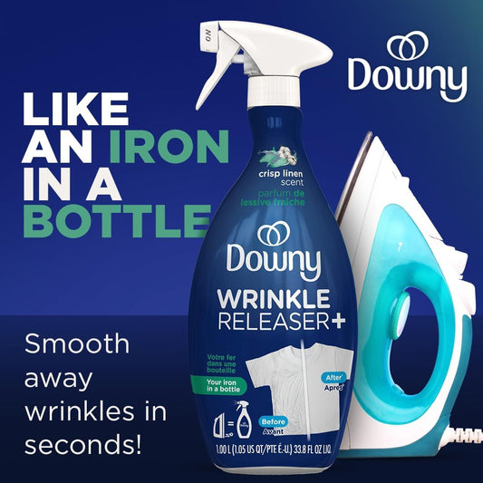 Downy Travel Sized Wrinkle Release Spray, 9 oz. (3 Pack) - NEW
