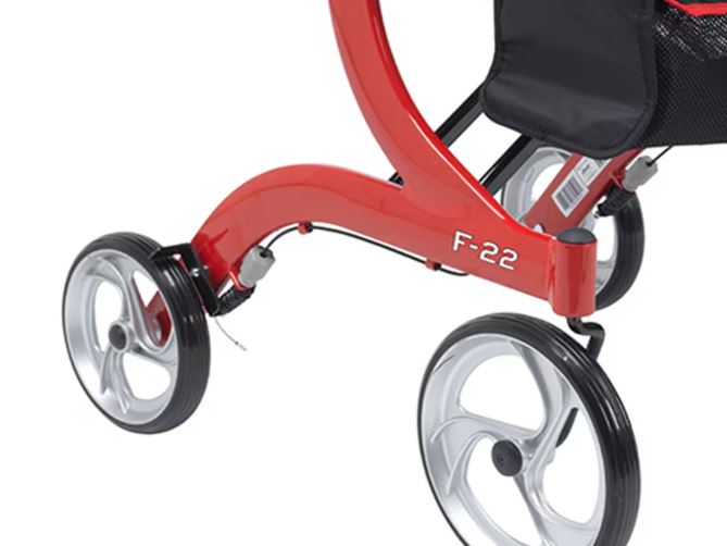 Drive F-22 Rollator GV974GY-T, Gray/Black Walker
