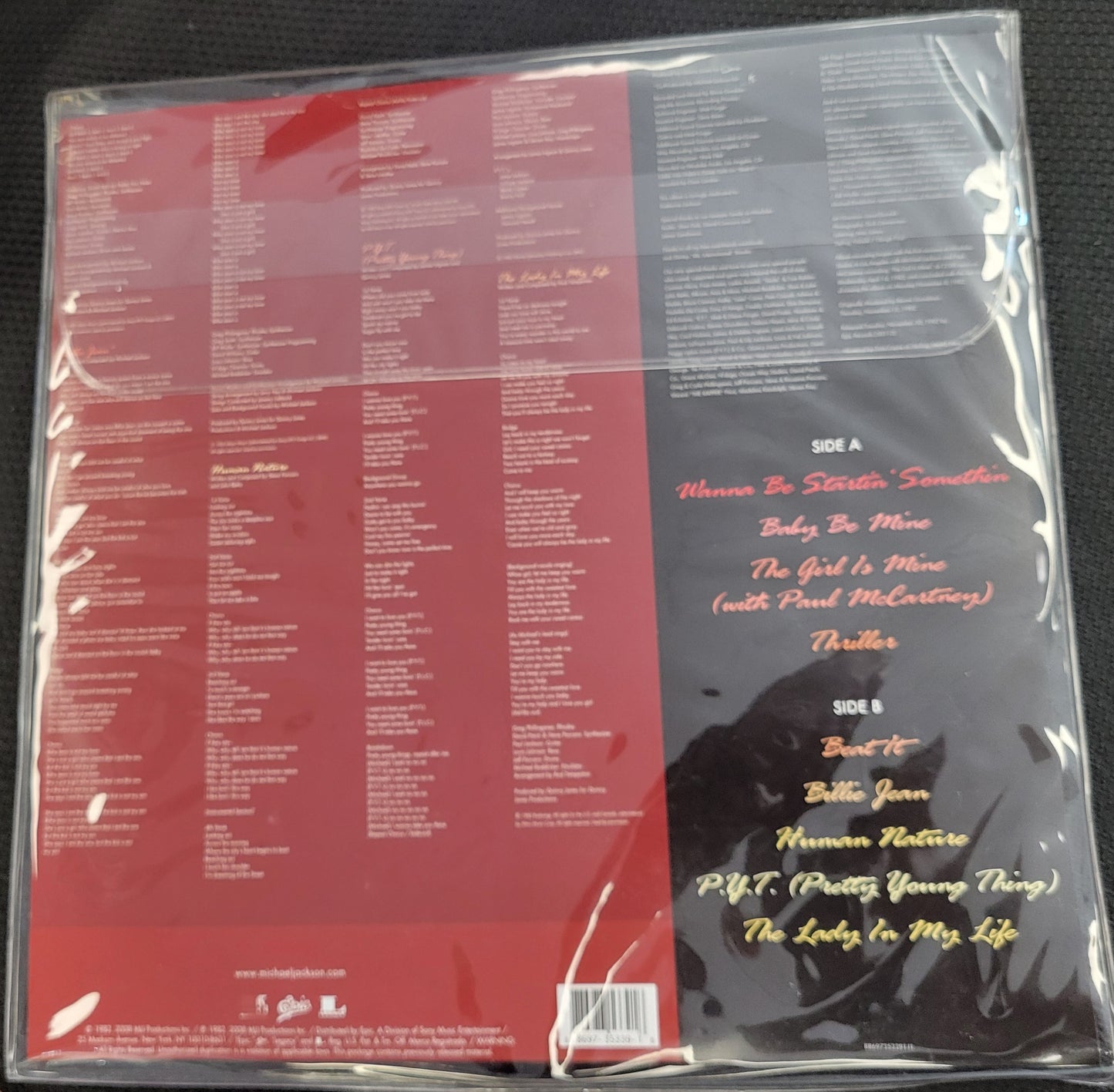 Michael Jackson Thriller LP Album, Biggest Selling Album of all Times - New (sealed)