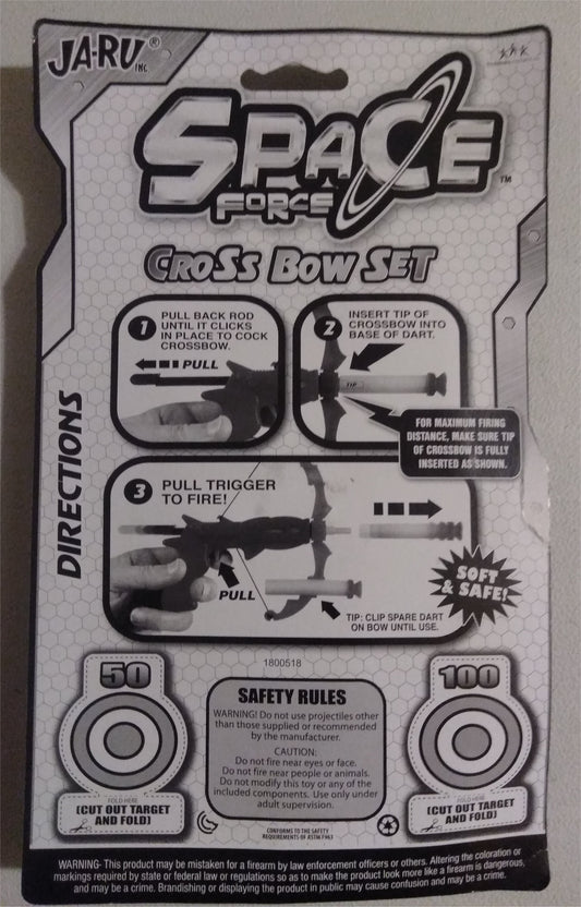 Space Force Cross Bow Set / JA-RU / Includes 2 Darts - Brand NEW