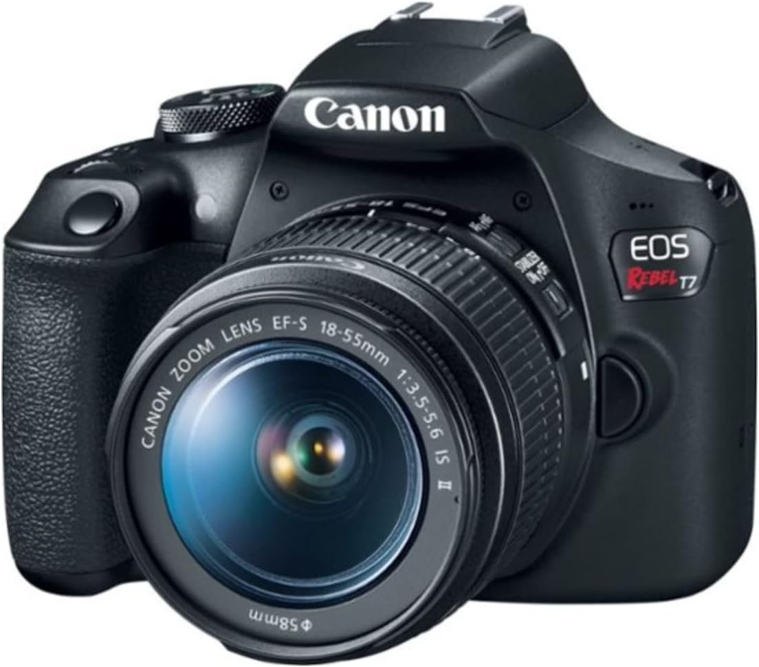 Canon EOS Rebel T7 w/ EF-S 18-55mm & EF 75-300mm Lens Kit: 24.1MP Digital SLR with Wi-Fi & 1080p HD Movie