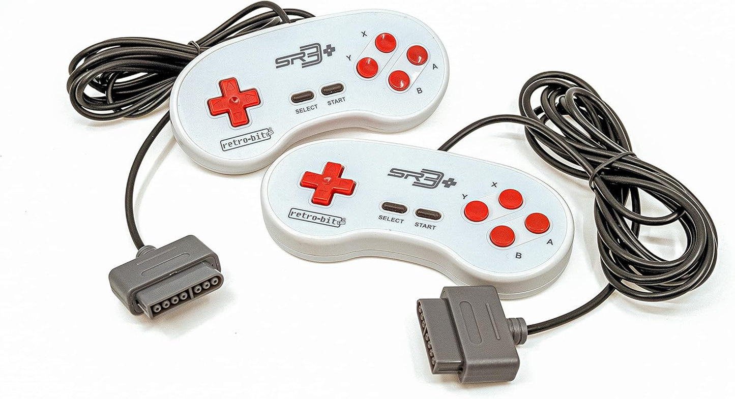 Retro-Bit Super RetroTrio+ Plus HD Console 720p, 3 in 1 SNES/NES/Genesis Games, New!