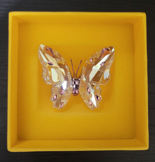 SWAROVSKI 100% Authentic Crystal Idyllia Pink Butterfly 5691959, Brand New!