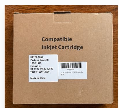 6-Pack High Yield Ink Cartridges for HP 727 XL DesignJet Printers - NEW!