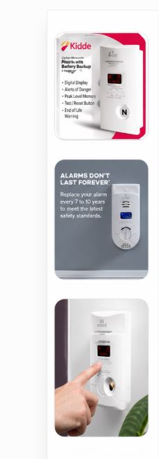 Kidde Nighthawk Plug-In Carbon Monoxide Detector with Digital Display - NEW!