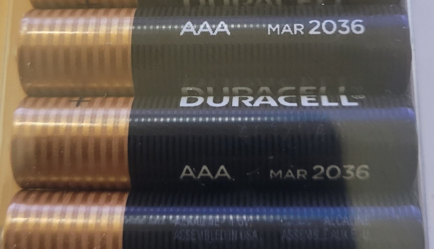 Duracell POWER BOOST AAA Alkaline Batteries (2 Packs of 16), Exp. 2036 - New!