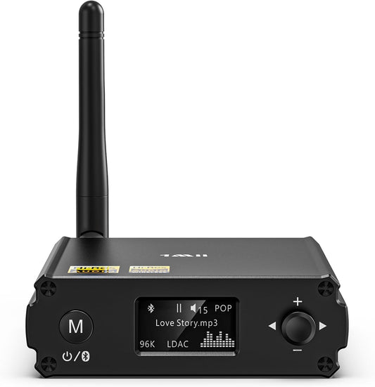 1Mii LavAudio DS220 HiFi Wireless Bluetooth Audio Adapter, AptX-HD LDAC, New!
