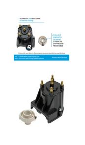 Quicksilver 811635Q2 Distributor Cap Kit for Marinized 4-Cylinder Engines - NEW!