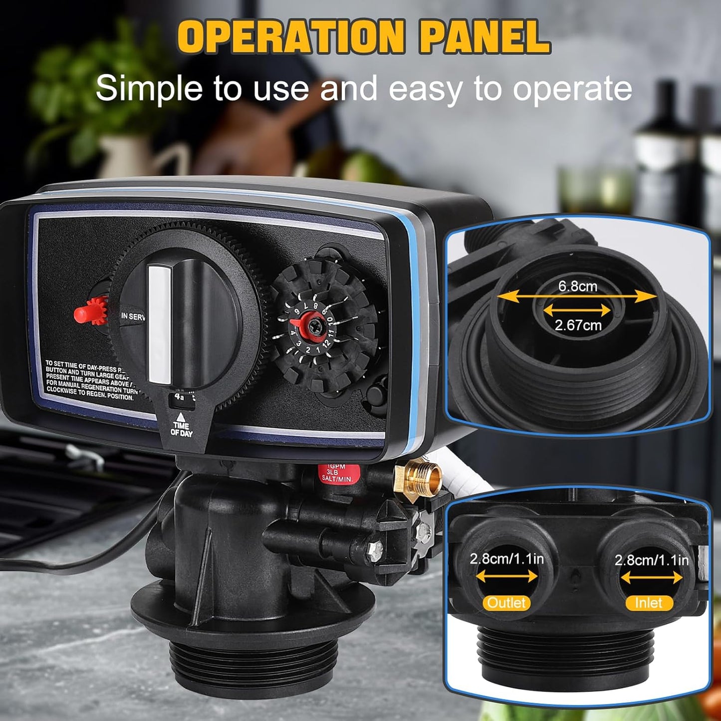 Automatic Fleck 5600 12 Day Control Timer Valve For Water Filter Softener - New!