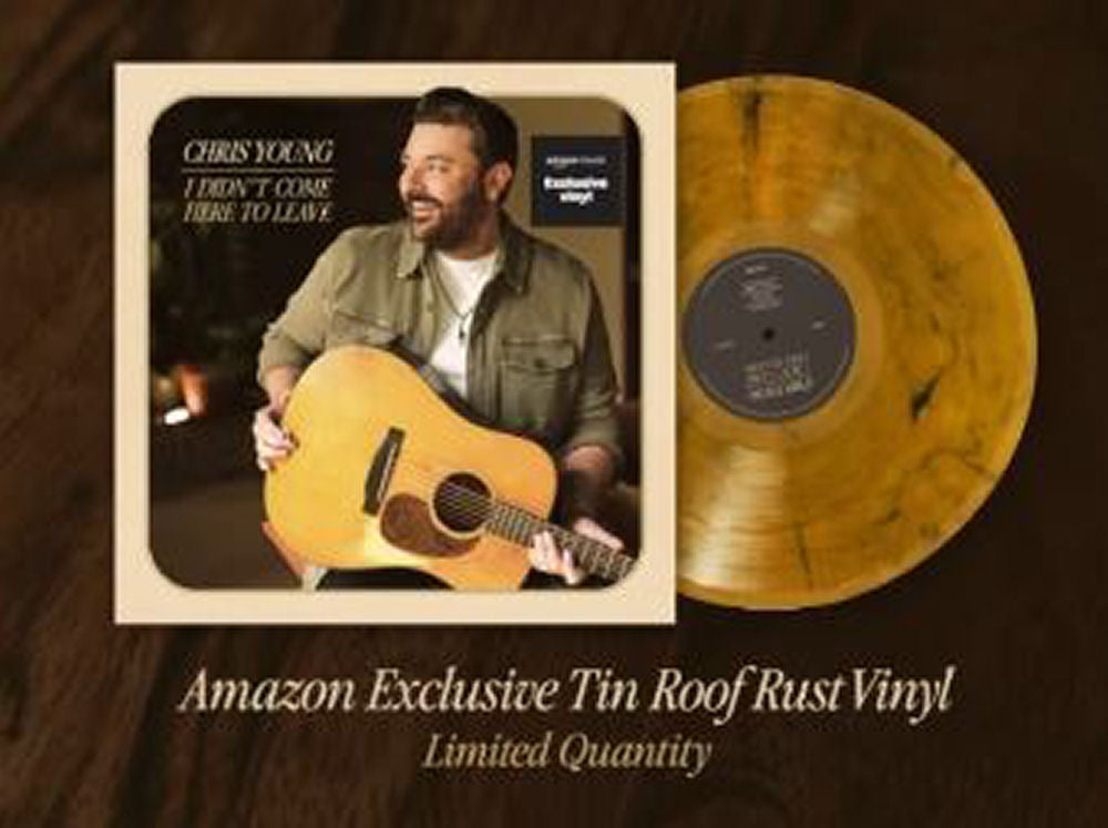 Chris Young - I Didn't Come Here to Leave - Tin Roof Rust Color Vinyl LP, New!