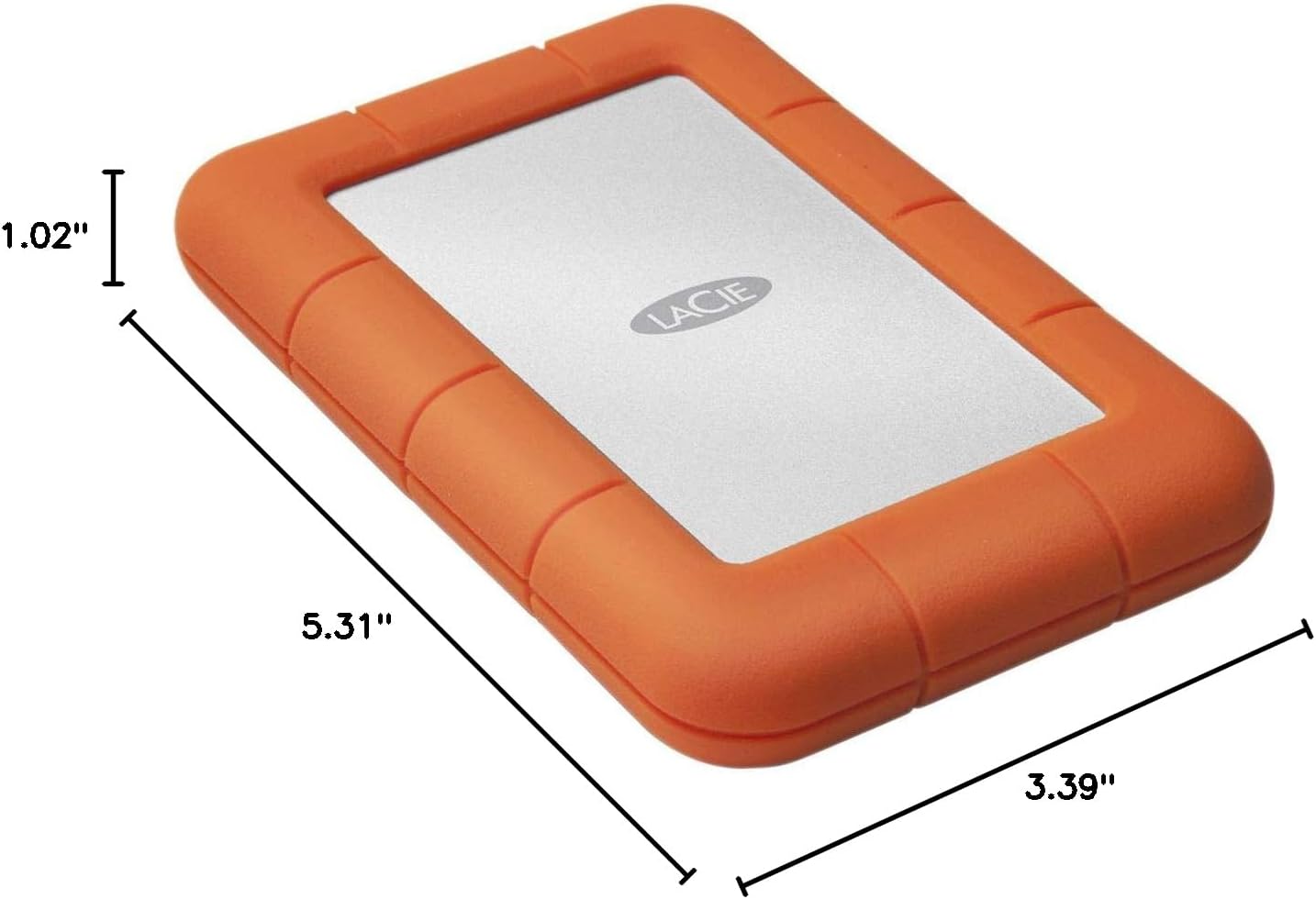 LaCie Rugged All-Terrain Mobile Storage 5TB Portable Hard Drive, New (Sealed)!