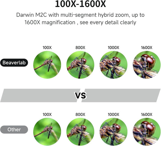 Beaverlab Digital Microscope Darwin DDL-M2C, 4" Display, New (OB)