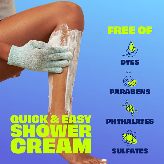 Nair Sensitive Shower Cream Hair Remover w/ Coconut Oil, 12 oz - New!