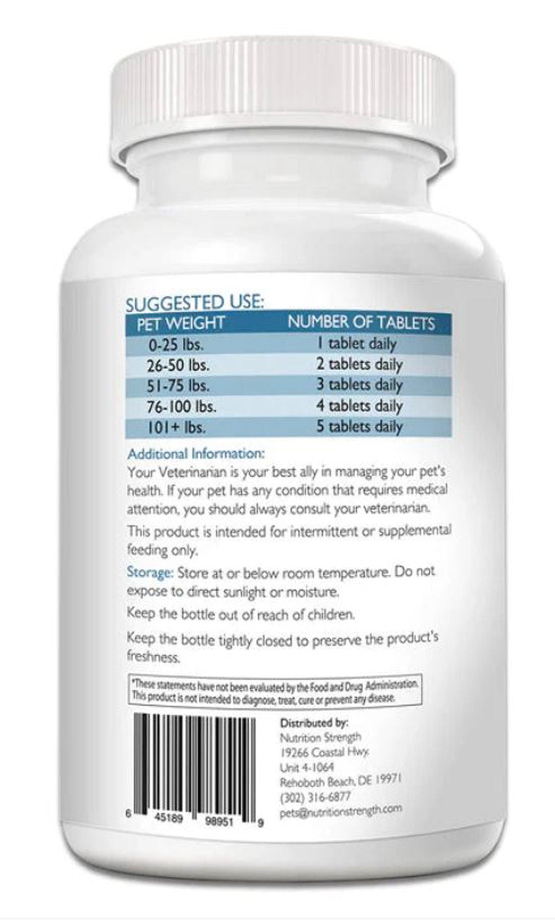 Nutrion Strength Blood Support Nutrients for Dogs, 120 Tablets, Exp. 12/27